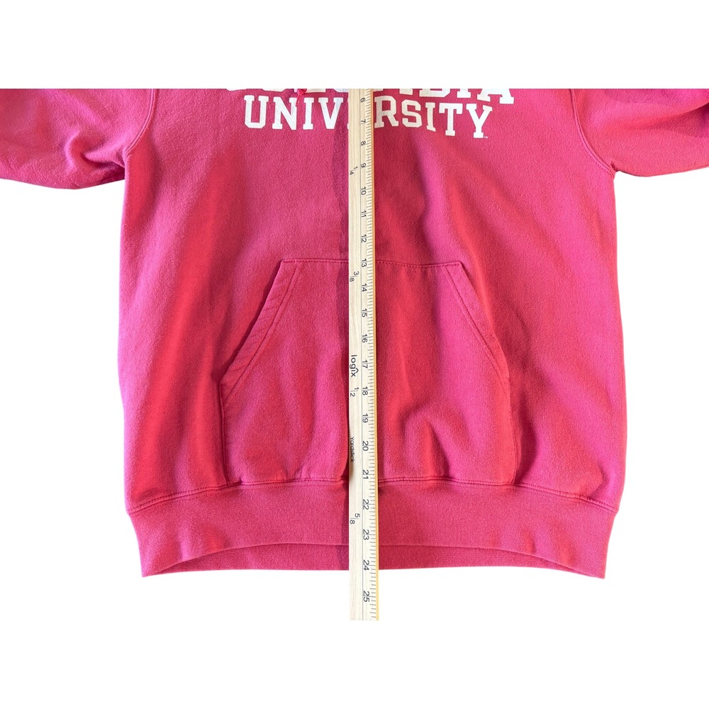 Champion Columbia University Hoodie‎ Pink Teachers College TC Graphic Sweatshirt - Picture 7 of 13